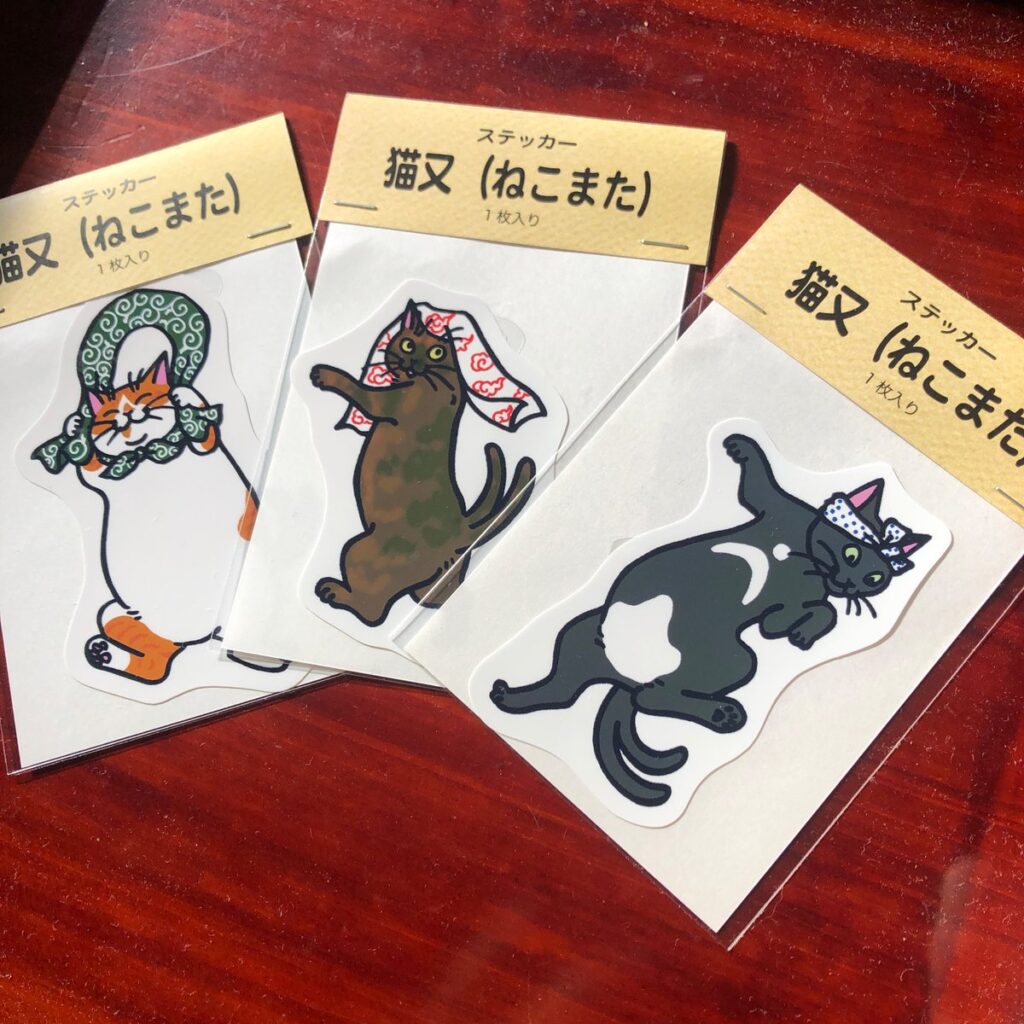 猫又ステッカー